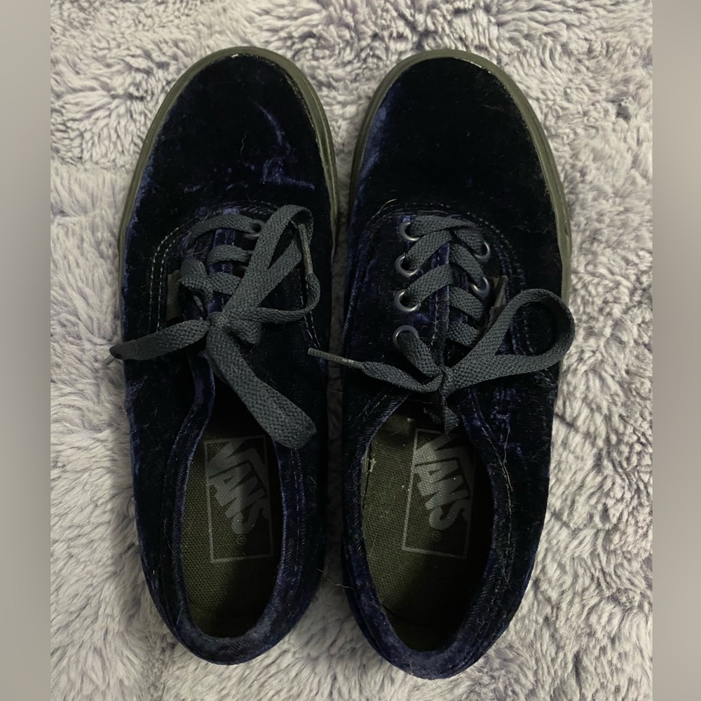 Crushed Velvet Vans